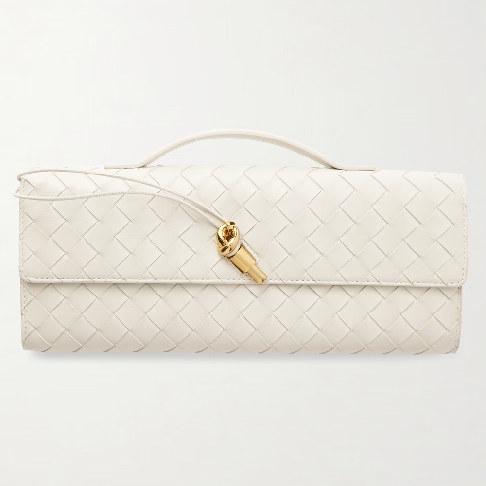 Few Moda Theia Cream Clutch Bag NWT Bridal Wedding Evening Purse